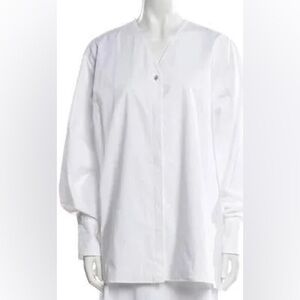 The Row V-Neck Long Sleeve shirt Sz Small